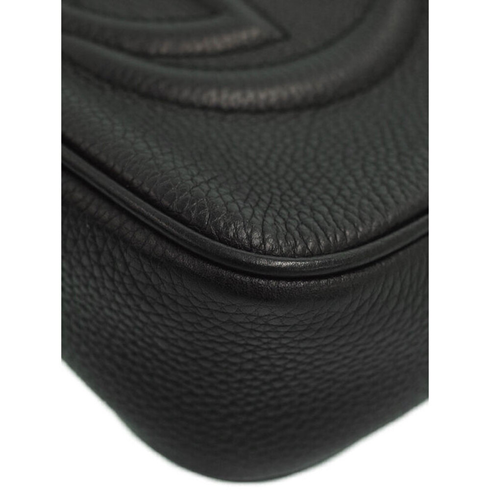 Gucci Soho Disco Pebbled Leather Interlocking GG Tassel Crossbody Bag - Picture 9 of 9